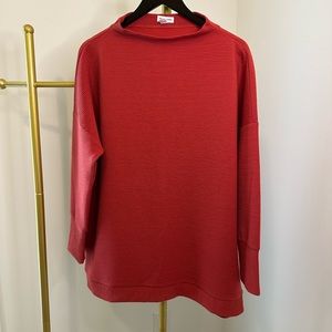 Orange Ribbed top - Size Medium- EUC